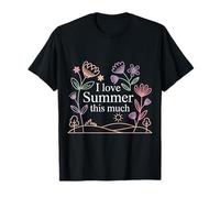 I Love Summer This Much Plage Sunshine Vibes T-Shirt