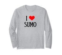 I Love Sumo I Heart Sumo Art Martial Japonais Manche Longue