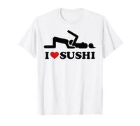 I Love Sushi. Hot Love Eat pssy Its Vegan Amour Saint-Valentin T-Shirt