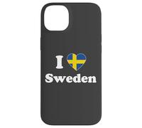 I Love Sweden I Heart Sweden Swedish Coque pour iPhone 14 Plus