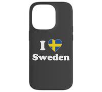 I Love Sweden I Heart Sweden Swedish Coque pour iPhone 14 Pro