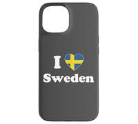I Love Sweden I Heart Sweden Swedish Coque pour iPhone 15