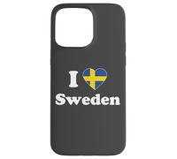 I Love Sweden I Heart Sweden Swedish Coque pour iPhone 15 Pro Max