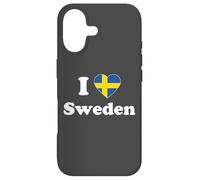 I Love Sweden I Heart Sweden Swedish Coque pour iPhone 17
