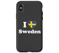 I Love Sweden I Heart Sweden Swedish Coque pour iPhone X/XS