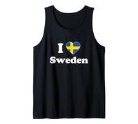 I Love Sweden I Heart Sweden Swedish Débardeur
