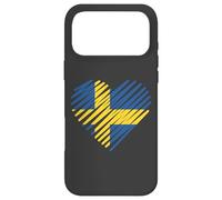 I Love Sweden Love Sverige Swedish Roots Coque pour iPhone 17 Pro Max