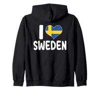 I Love Sweden Pride Sweden Roots Sweat à Capuche
