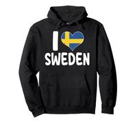 I Love Sweden Pride Sweden Roots Sweat à Capuche
