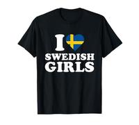 I Love Swedish Girls T-Shirt