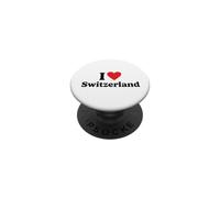 I Love Switzerland PopSockets PopGrip Adhésif