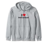 I Love Switzerland Sweat à Capuche