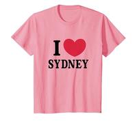 I Love Sydney T-Shirt, Enfant, Rose, 8 Ans