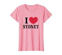 I Love Sydney T-Shirt, Femme, Rose, M