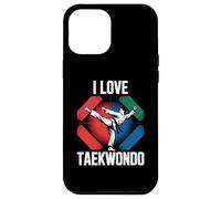 I Love Taekwondo Arts Martiaux Coque pour iPhone 12 Pro Max