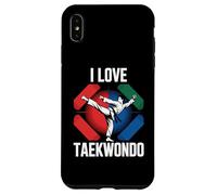 I Love Taekwondo Arts Martiaux Coque pour iPhone XS Max