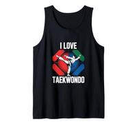 I Love Taekwondo Arts Martiaux Débardeur