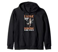 I Love Tap Dancing and Dogs Propriétaire d'animaux Animaux - Sweat à Capuche
