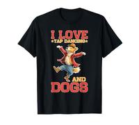 I Love Tap Dancing And Dogs Propriétaire d'animaux animaux T-Shirt