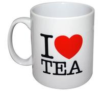 I Love Tasse à thé par MugBug