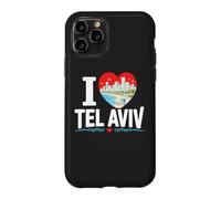 I Love Tel Aviv Israël Plage Méditerranéenne City Art Coque pour iPhone 11 Pro