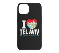 I Love Tel Aviv Israël Plage Méditerranéenne City Art Coque pour iPhone 13