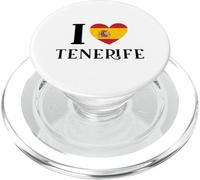 I Love Tenerife Drapeau Espagne Cœur Espagne PopSockets PopGrip pour MagSafe