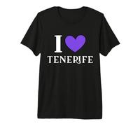 I Love Tenerife Espagne T-Shirt Haut de Gamme