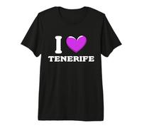I Love Tenerife Espagne T-Shirt Haut de Gamme