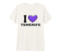 I Love Tenerife Espagne T-Shirt Haut de Gamme