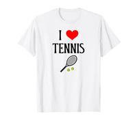 I Love Tennis I Heart Tennis Funny Grand Chelem Sport Lover T-Shirt