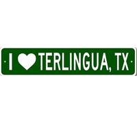 I Love Terlingua Texas Metal Wall Decor City Limit Sign