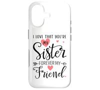 I Love That You're My Sister Always My Sis Forever My Friend Coque pour iPhone 17