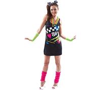 I Love the 80s Dress,Multicolore, XL