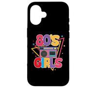 I Love The 80's Slogan, 80s-Themed Party Costume for Girls Coque pour iPhone 16