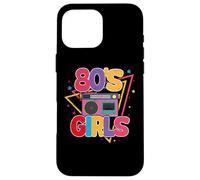 I Love The 80's Slogan, 80s-Themed Party Costume for Girls Coque pour iPhone 16 Pro Max