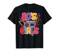 I Love The 80's Slogan, 80s-Themed Party Costume for Girls T-Shirt