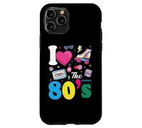 I Love The 80's Slogan, 80s-Themed Party Costume for Women Coque pour iPhone 11 Pro