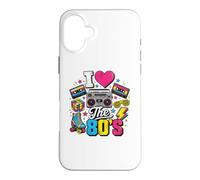 I Love The 80s Slogan 80s-Themed Party Costume for Women Coque pour iPhone 16 Plus