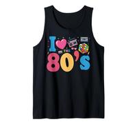 I Love The 80's Slogan, 80s-Themed Party Costume for Women Débardeur