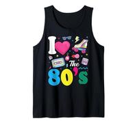 I Love The 80's Slogan, 80s-Themed Party Costume for Women Débardeur