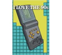 I Love the 90s Notebook: Retro Tetris Game Console | Hand-Drawn Retro Nostalgia Journal Gift: Lined Notebook for 90s Kids, Retro Lovers & Nostalgia Fans
