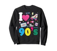 I Love The 90s Slogan 90s-Themed Party Costume for Women Sweatshirt