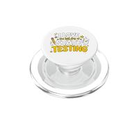 I Love The Last Day of State Testing Funny Teachers Test Day PopSockets PopGrip pour MagSafe