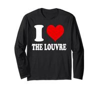 I Love The Louvre Manche Longue