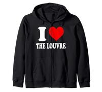I Love The Louvre Sweat à Capuche