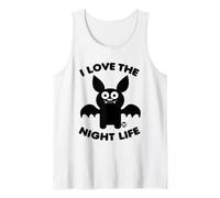 I Love The Night Life Funny Bat Débardeur