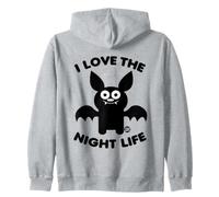 I Love The Night Life Funny Bat Sweat à Capuche