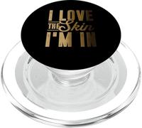 I Love The Skin I'm in | Juneteenth | Mois de l'histoire des Noirs PopSockets PopGrip pour MagSafe