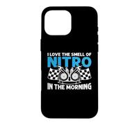 I Love The Smell of Nitro in The Morning Drag Racing Coque pour iPhone 16 Pro Max